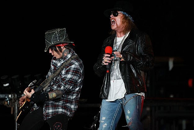 Axl Rose and DJ Ashba of Guns N' Roses Axl Rose and DJ Ashba of Guns N' Roses