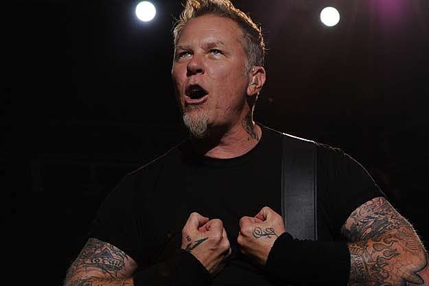 Don't mess with James Hetfield when he's on vacation and trying to ride a
