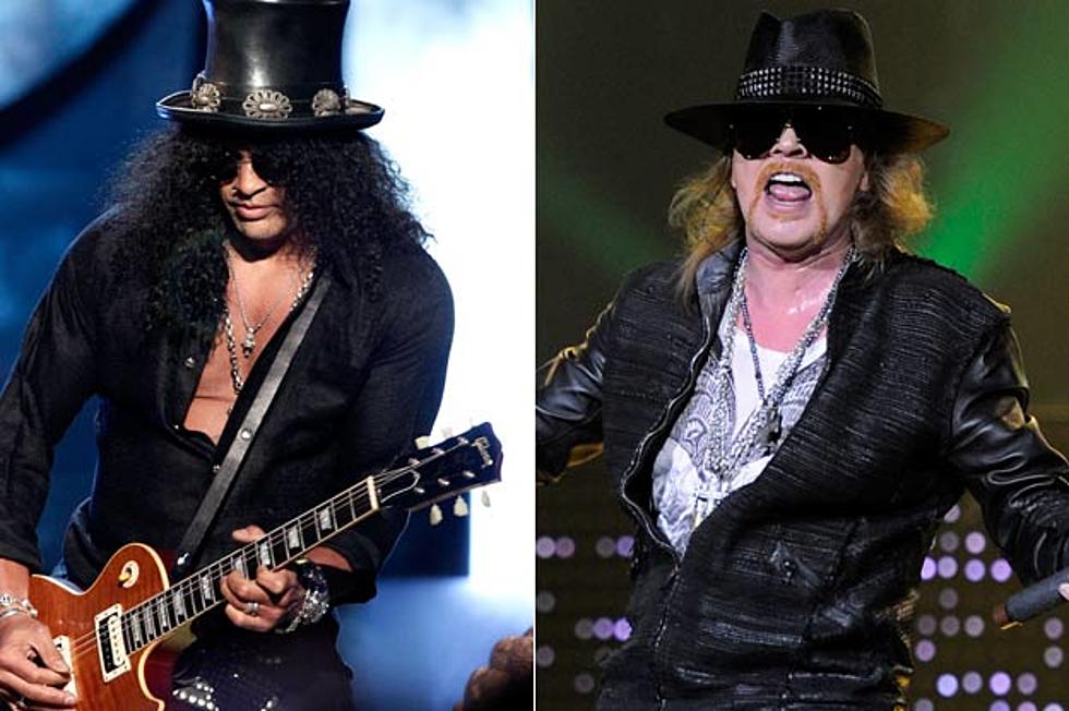 Slash Reveals That He and Axl Rose Are on Friendly Terms Again