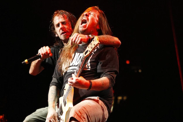 Randy Blythe and Willie Adler of Lamb of God Randy Blythe and Willie Adler of Lamb of God