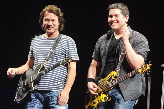 Wolfgang and Eddie Van Halen