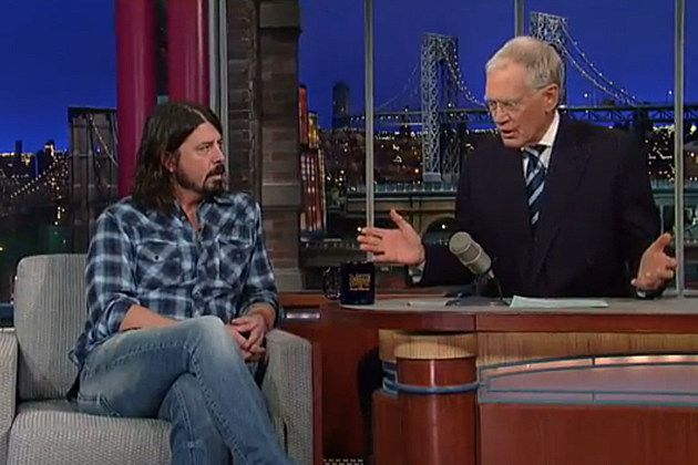 Dave Grohl-David Letterman Dave Grohl-David Letterman