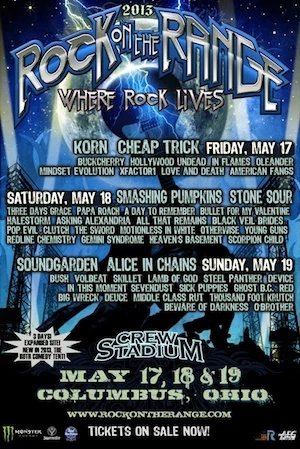 Rock on the Range Daily Poster Rock on the Range Daily Poster