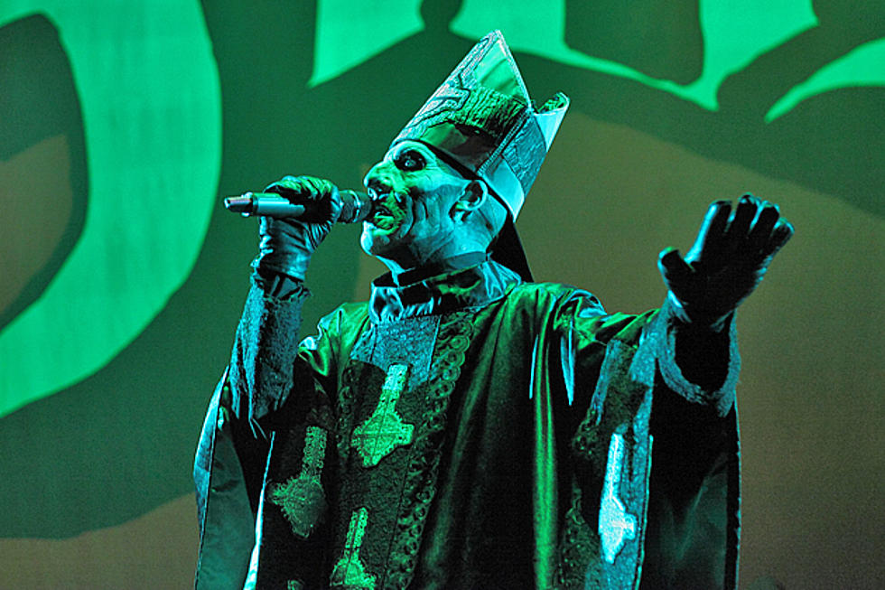 Ghost B.C.’s Papa Emeritus II Rocks Vegas + Picks Up Groupies in Second ‘Papaganda’ Video