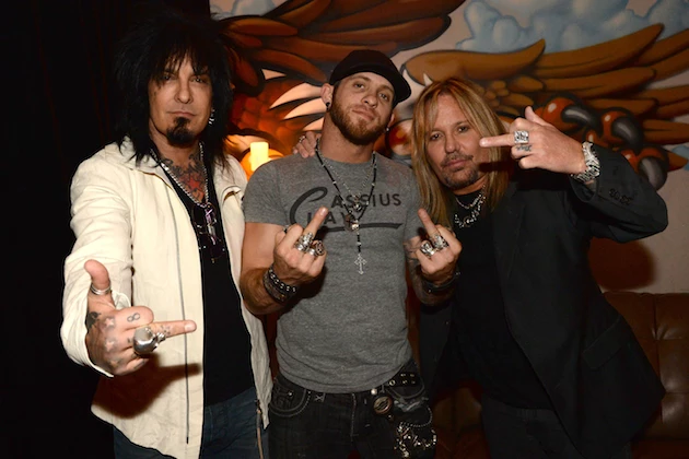 Nikki Sixx, Brantley Gilbert, and Vince Neil Nikki Sixx, Brantley Gilbert, and Vince Neil