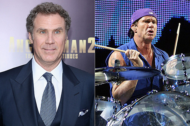 Will Ferrell Challenges Chad Smith to Drum vs Cowbell Battle