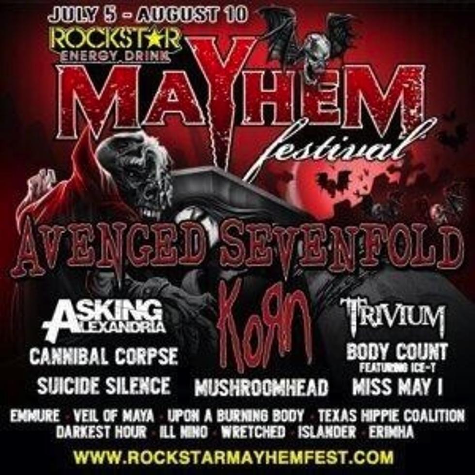 Avenged Sevenfold + Korn Lead 2014 Mayhem Festival &#8211; Full Schedule Announced