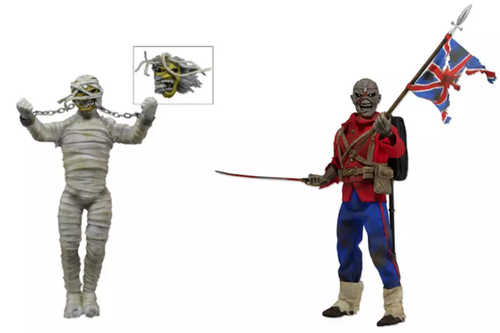 Iron Maiden Mummy + Trooper Clothed 8-Inch Eddie Action Figures Coming This Year