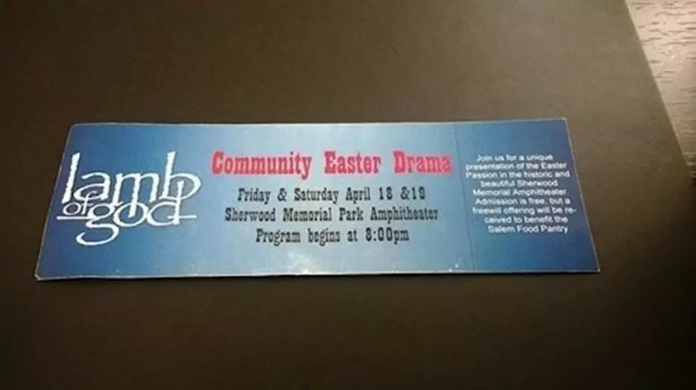 Lamb of God Logo Accidentally Used to Advertise Religious Easter Play