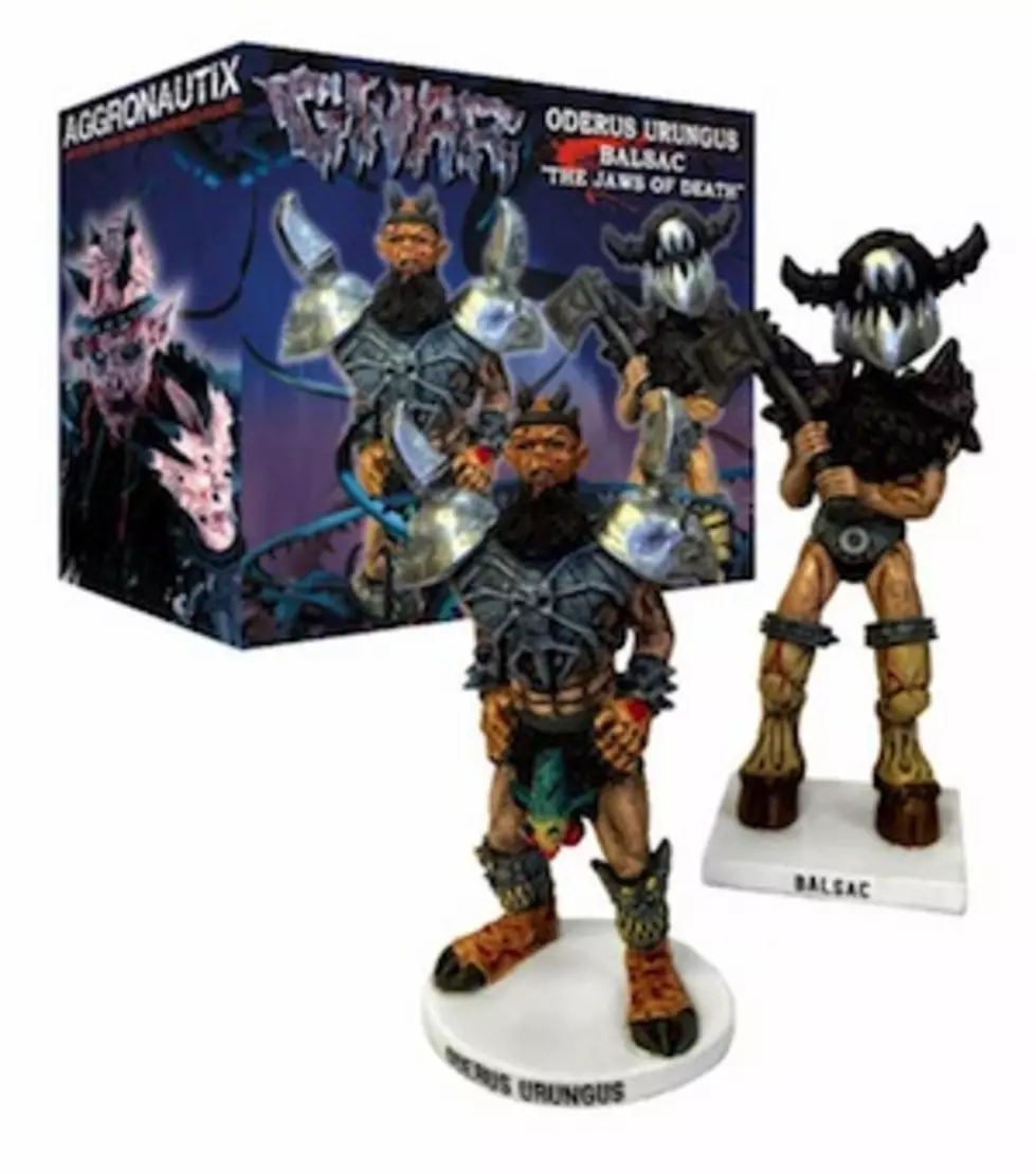 GWAR&#8217;s Oderus Urungus + Balsac the Jaws of Death Immortalized in New &#8216;Throbblehead&#8217; Set