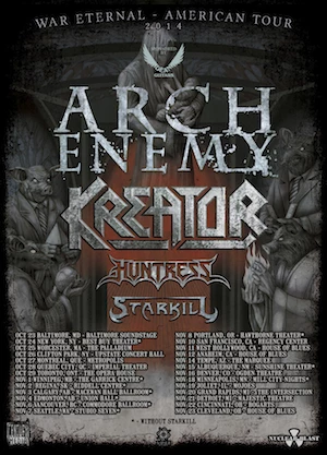 Arch Enemy Tour Poster