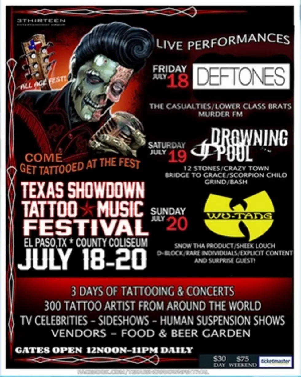 Deftones to Headline 2014 Texas Showdown Tattoo &#038; Music Festival