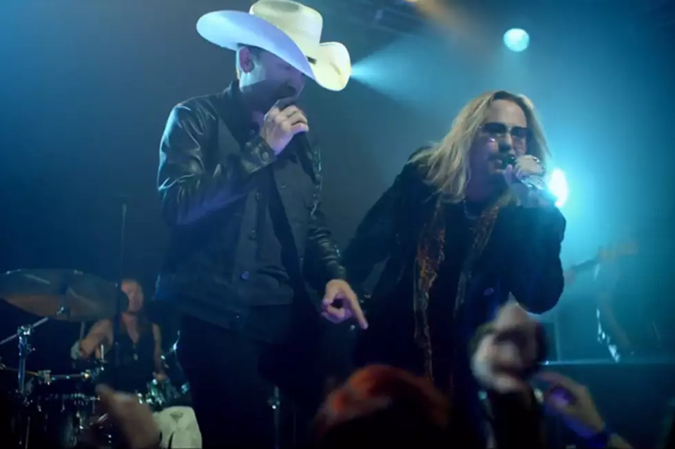 Justin Moore Rocks With Vince Neil in 'Home Sweet Home' Clip