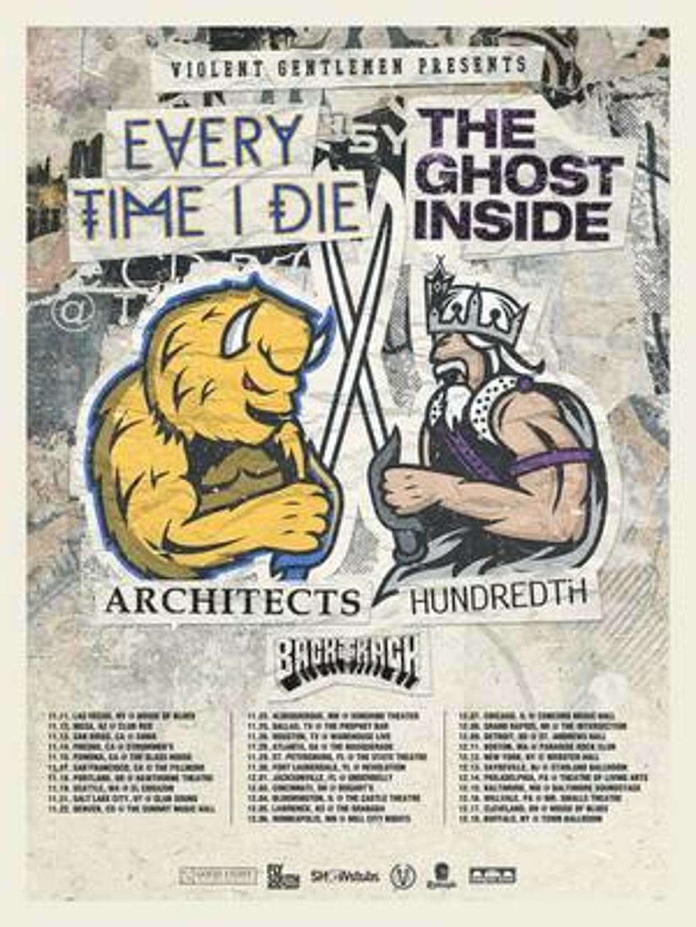 Every Time I Die + The Ghost Inside Team Up For Winter 2014 Co-Headlining Tour