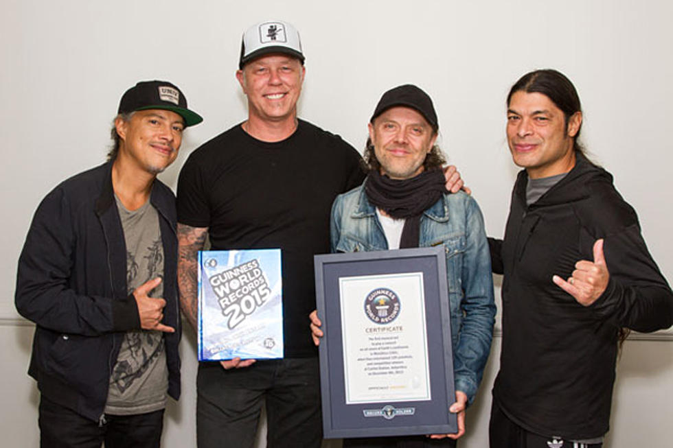 Metallica Land Spot in &#8216;Guinness World Records 2015&#8242; Edition