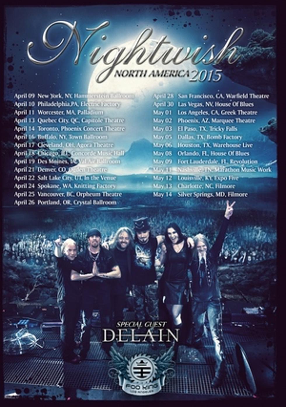 Nightwish Reveal Dates for Spring 2015 North American Tour