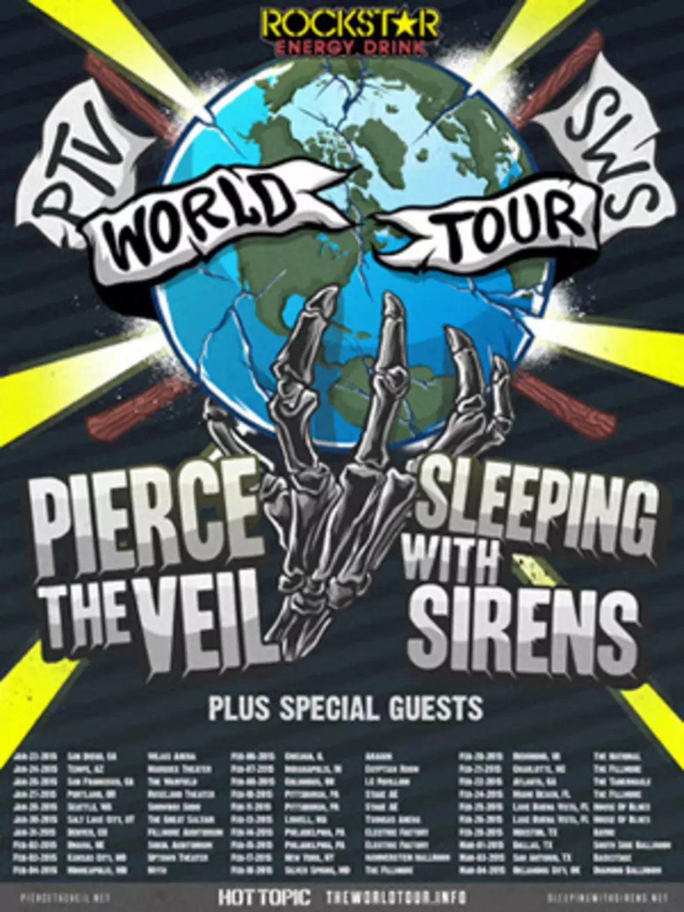 Pierce The Veil + Sleeping With Sirens Reveal Second and Third Legs of &#8216;The World Tour&#8217;