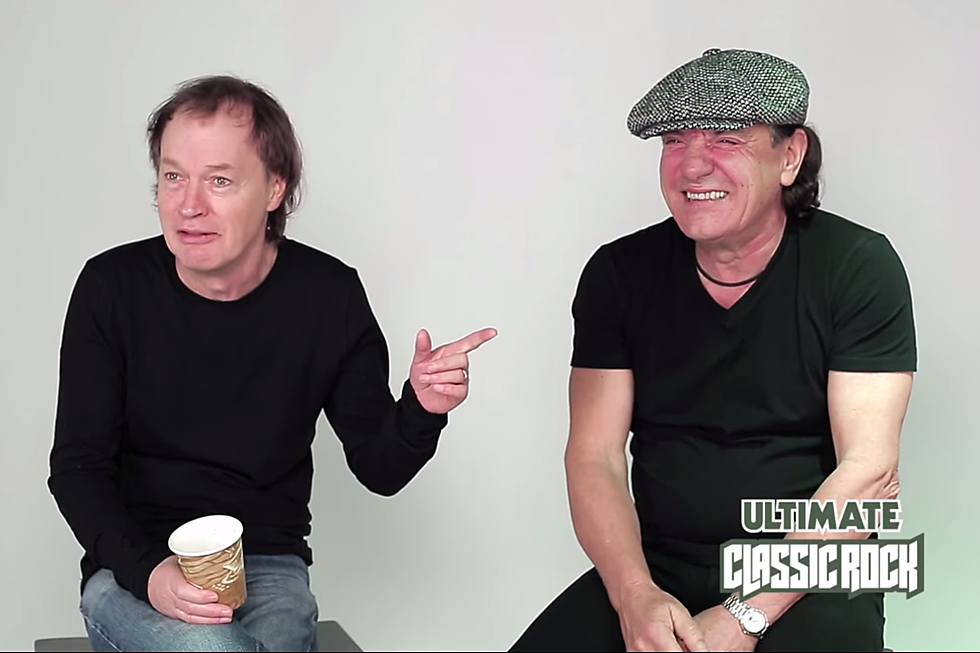 AC/DC’s Angus Young Looks Back on ‘High Voltage,’ Brian Johnson Talks Grandson
