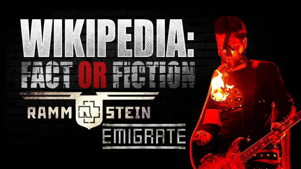 Richard Kruspe of Rammstein + Emigrate Plays ‘Wikipedia: Fact or Fiction?’