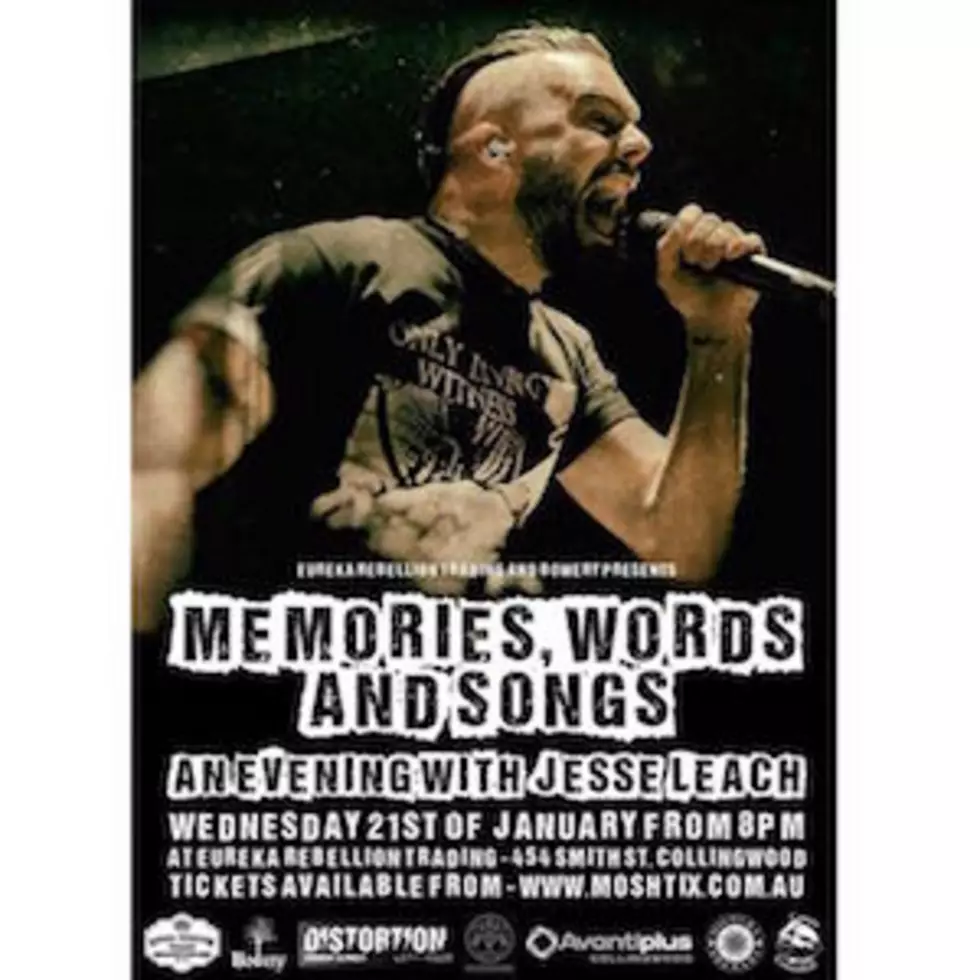 Killswitch Engage&#8217;s Jesse Leach Books First Ever Spoken Word Show