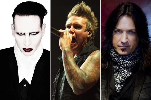 Marilyn Manson Papa Roach Michael Sweet Marilyn Manson Papa Roach Michael Sweet