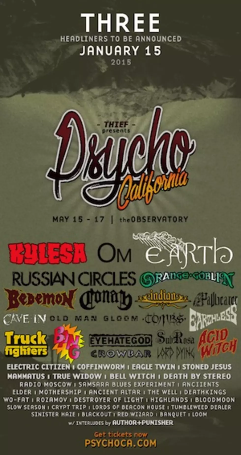Kylesa, Crowbar + More Among First Wave of 2015 Psycho California Festival Acts