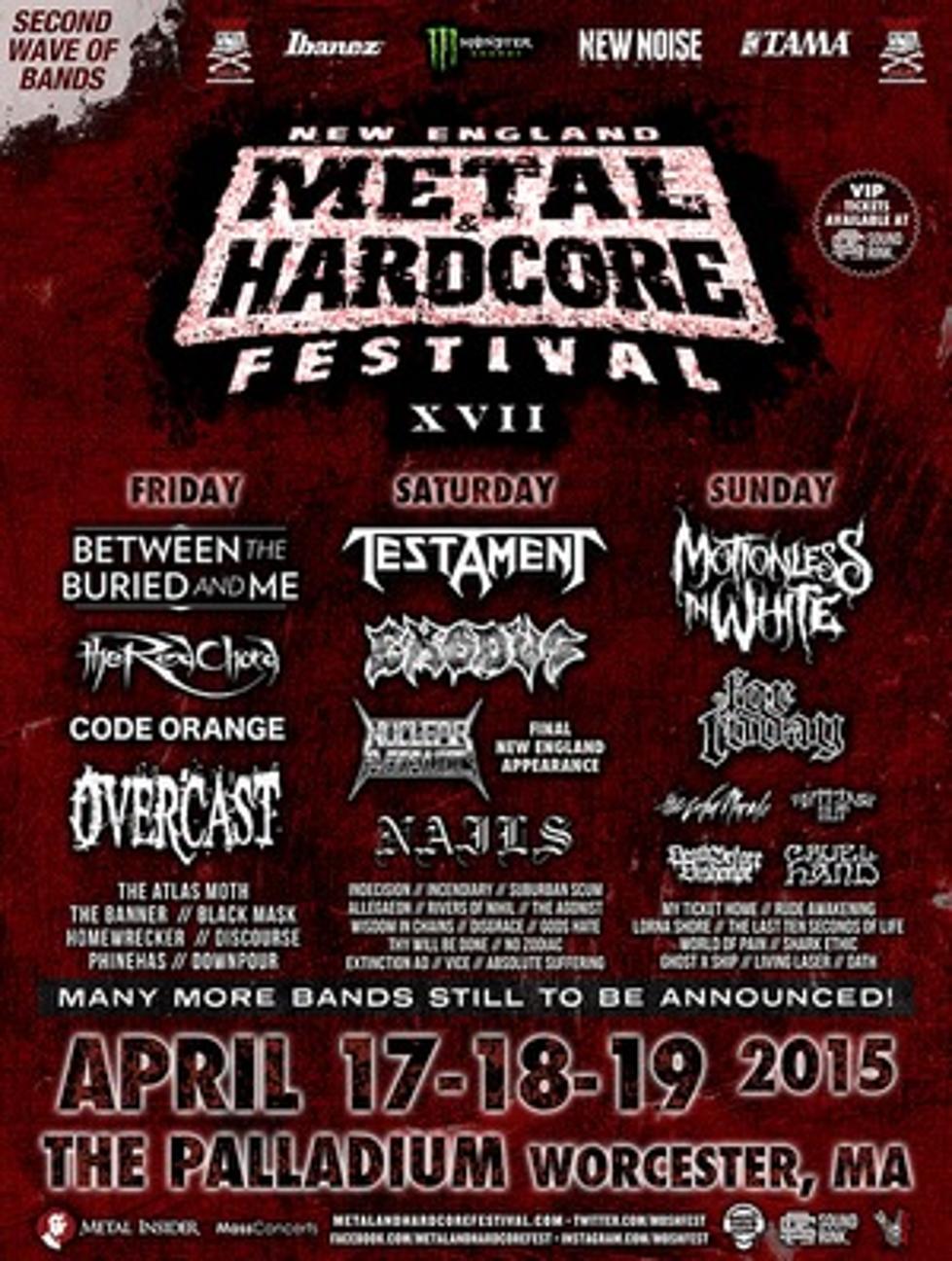 2015 New England Metal &#038; Hardcore Festival Adds The Red Chord, Code Orange + More