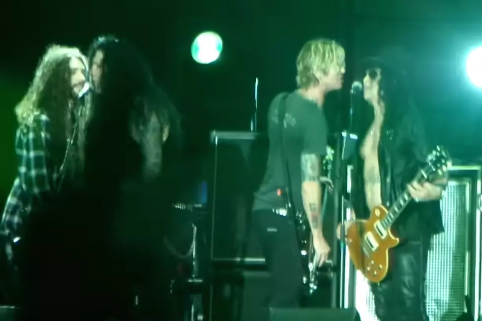 Ex-GN'R Members Slash, Duff McKagan + Gilby Clarke Perform Together
