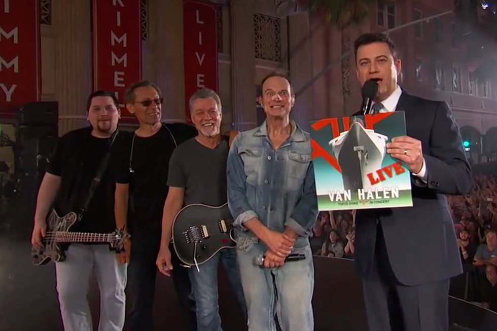 Jimmy Kimmel Presents Video of David Lee Roth’s Nose Injury