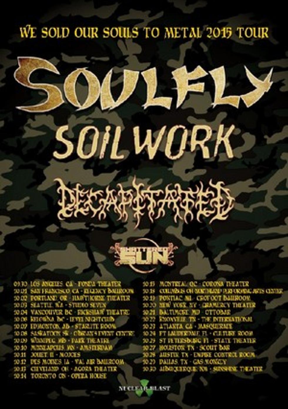 Soulfly Plan Fall North American Tour With Soilwork, Decapitated and Shattered Sun