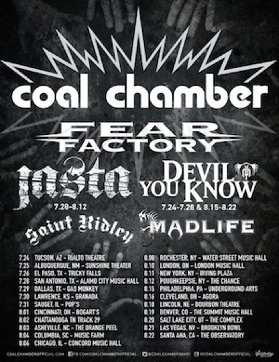 Coal Chamber + Fear Factory To Embark on Summer 2015 Tour