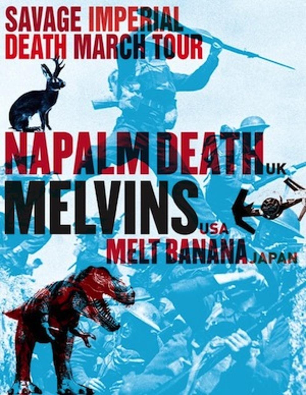 Napalm Death + Melvins Announce 2016 North American Tour With Melt Banana