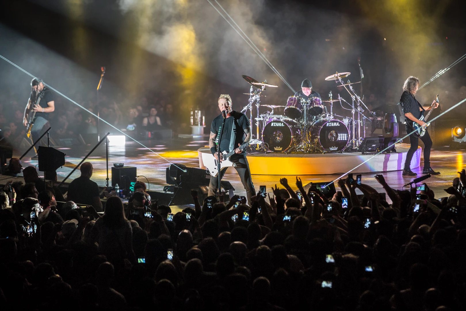 Man Arrested After Allegedly Urinating on a Family at Metallica Concert