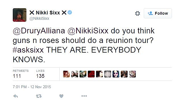 Twitter: Nikki Sixx