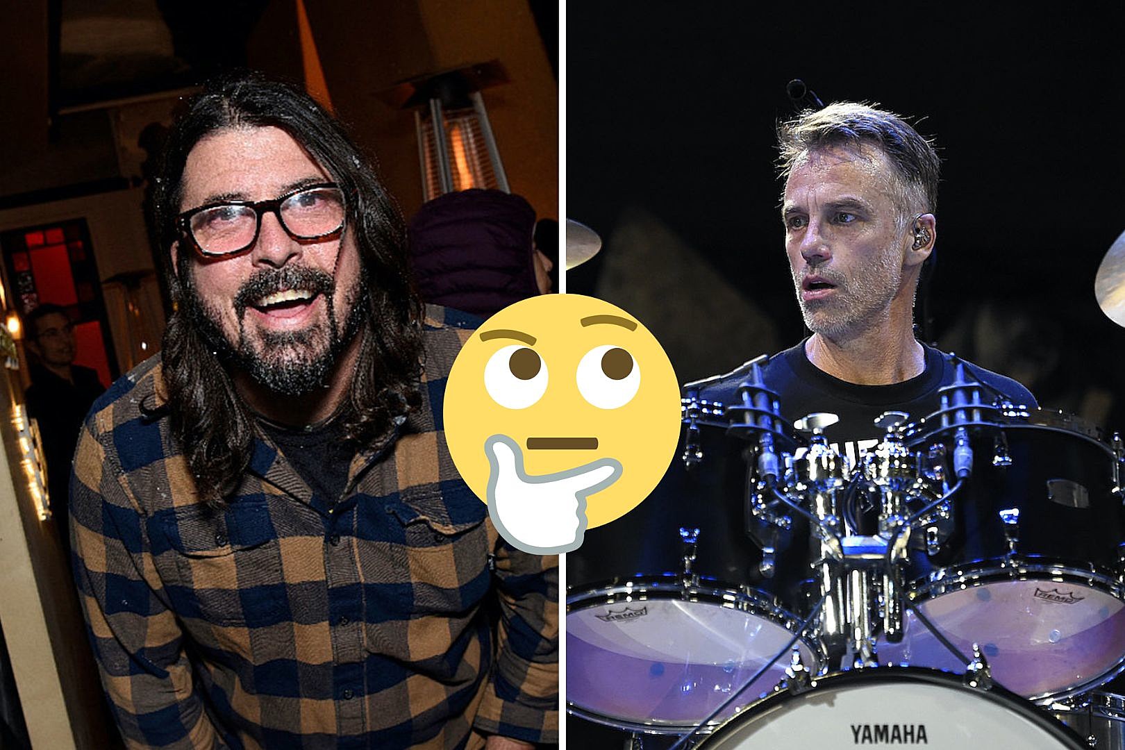 Dave Grohl + Matt Cameron + Confused Emoji
